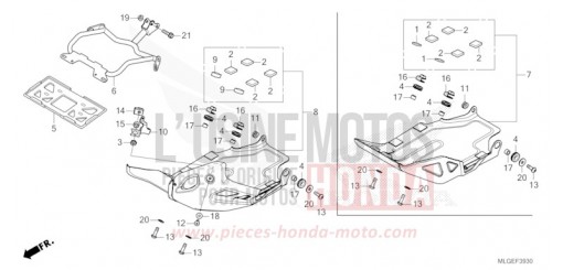 SKID PLATE CRF1100DP de 2023